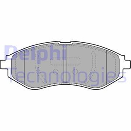 LP1895 Комплект тормозных колодок, дисковый тормоз DELPHI     
