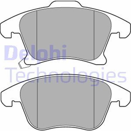 LP3181 Brake Pad Set, disc brake DELPHI