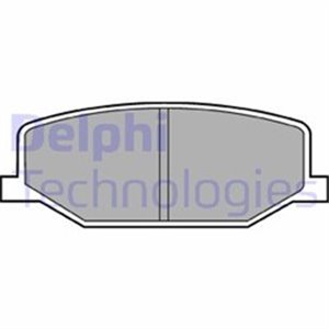 LP527 Комплект тормозных колодок, дисковый тормоз DELPHI - Top1autovaruosad