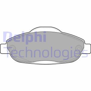 LP2070 Brake Pad Set, disc brake DELPHI - Top1autovaruosad