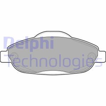 LP2070 Комплект тормозных колодок, дисковый тормоз DELPHI