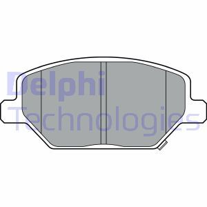 LP3371 Комплект тормозных колодок, дисковый тормоз DELPHI - Top1autovaruosad