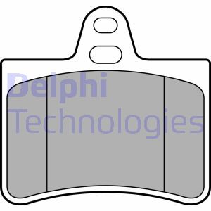 LP1680 Brake Pad Set, disc brake DELPHI - Top1autovaruosad