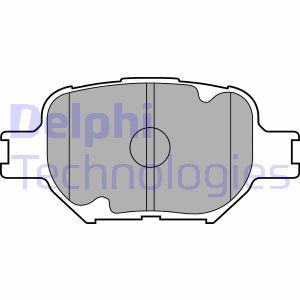 LP1804 Комплект тормозных колодок, дисковый тормоз DELPHI     