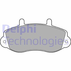 LP1406 Комплект тормозных колодок, дисковый тормоз DELPHI - Top1autovaruosad