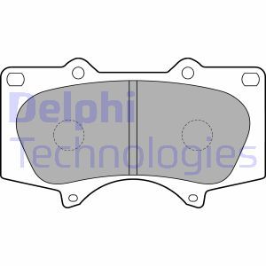 LP1782 Комплект тормозных колодок, дисковый тормоз DELPHI     
