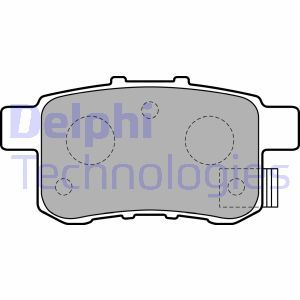 LP2145 Комплект тормозных колодок, дисковый тормоз DELPHI - Top1autovaruosad
