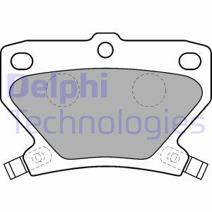 LP1513 Комплект тормозных колодок, дисковый тормоз DELPHI - Top1autovaruosad