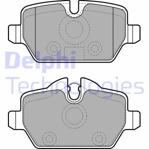 LP1924 Brake Pad Set, disc brake DELPHI - Top1autovaruosad