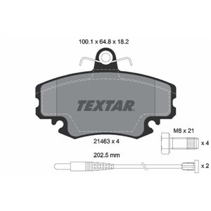 2146304 Комплект тормозных колодок, дисковый тормоз TEXTAR - Top1autovaruosad