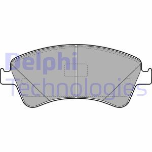 LP2104 Комплект тормозных колодок, дисковый тормоз DELPHI     