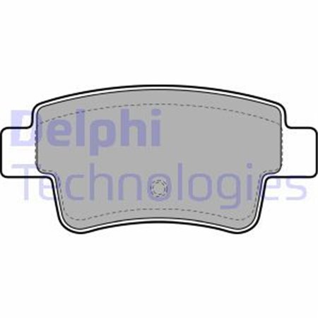 LP2055  Brake pads set DELPHI 