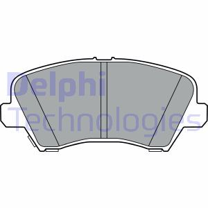 LP3361 Brake Pad Set, disc brake DELPHI - Top1autovaruosad