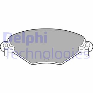 LP1654 Комплект тормозных колодок, дисковый тормоз DELPHI - Top1autovaruosad