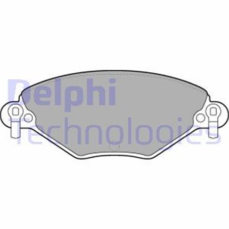 LP1654 Комплект тормозных колодок, дисковый тормоз DELPHI     