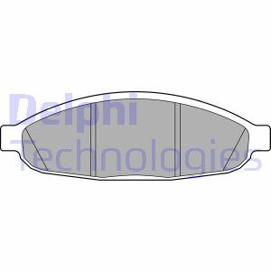 LP3555 DELPHI Piduriklotside komplekt, ketaspidur     