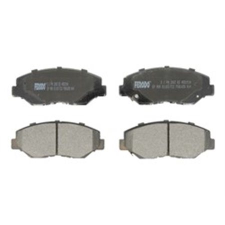 FDB1658 Brake Pad Set, disc brake FERODO