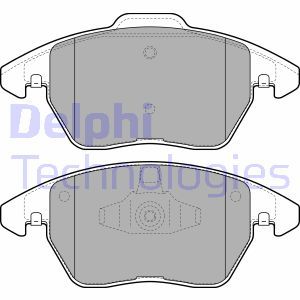 LP1898 Brake Pad Set, disc brake DELPHI - Top1autovaruosad