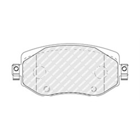 FDB5104 Brake Pad Set, disc brake FERODO