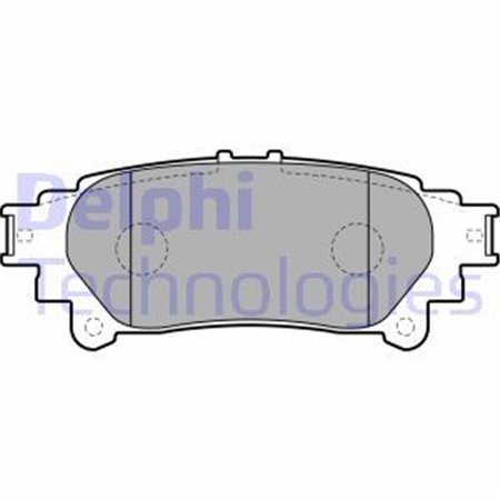 LP2196 Piduriklotsi komplekt,ketaspidur DELPHI