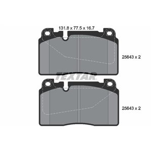 2564301 Brake Pad Set, disc brake TEXTAR - Top1autovaruosad
