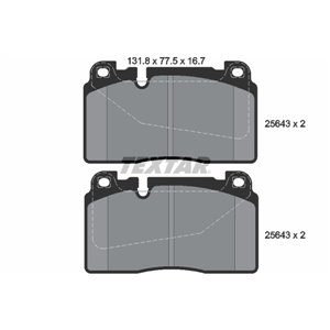 2564301  Brake pads set TEXTAR 