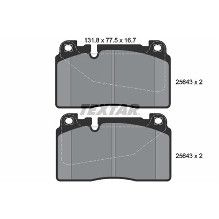 2564301 Brake Pad Set, disc brake TEXTAR