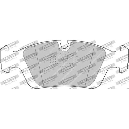 FCP725H Brake Pad Set, disc brake FERODO RACING