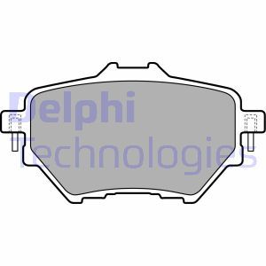 LP2505 Комплект тормозных колодок, дисковый тормоз DELPHI - Top1autovaruosad