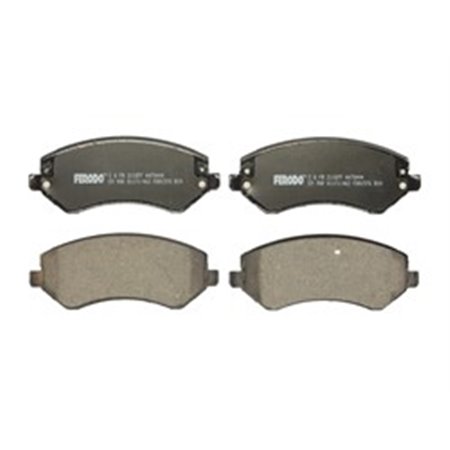 FDB1576 Brake Pad Set, disc brake FERODO