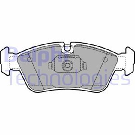 LP1421 Brake Pad Set, disc brake DELPHI