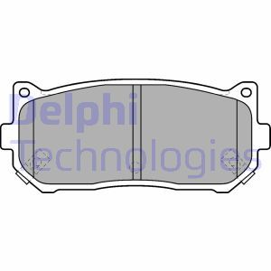 LP1528 Комплект тормозных колодок, дисковый тормоз DELPHI     