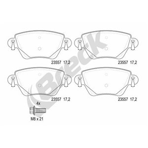 23557 00 704 10 Brake Pad Set, disc brake BRECK - Top1autovaruosad