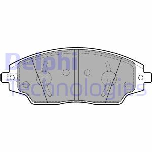 LP3192 Brake Pad Set, disc brake DELPHI - Top1autovaruosad
