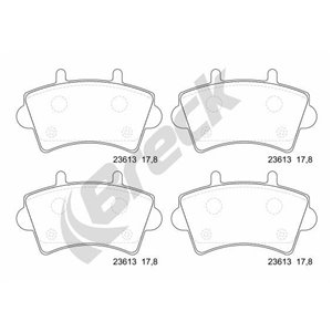 23613 00 703 00  Brake pads set BRECK 