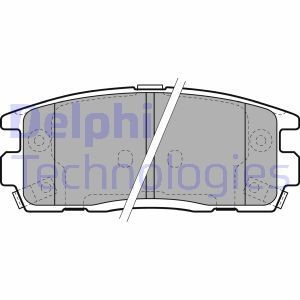 LP1988 Brake Pad Set, disc brake DELPHI - Top1autovaruosad