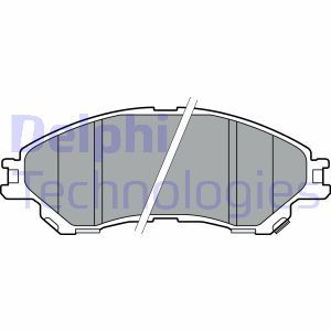 LP2664 Комплект тормозных колодок, дисковый тормоз DELPHI - Top1autovaruosad