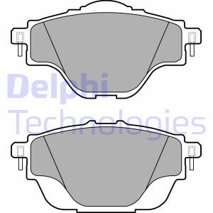 LP2509 Комплект тормозных колодок, дисковый тормоз DELPHI - Top1autovaruosad