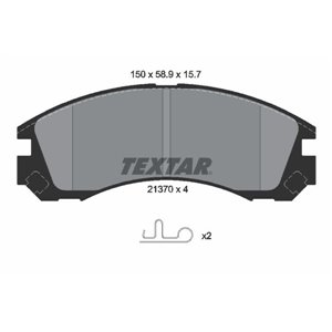 2137001 Комплект тормозных колодок, дисковый тормоз TEXTAR - Top1autovaruosad