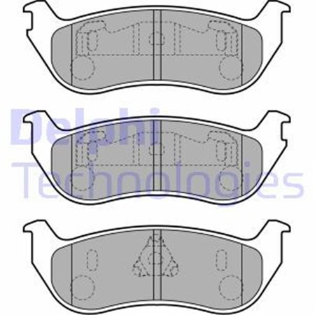LP1859 Bromsbeläggssats, skivbroms DELPHI