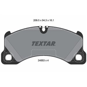 2455301 Комплект тормозных колодок, дисковый тормоз TEXTAR     