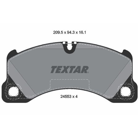 2455301 Brake Pad Set, disc brake TEXTAR