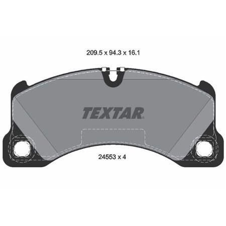 2455301  Brake pads set TEXTAR 