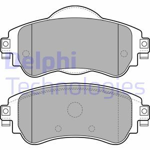 LP2228 Bromsbeläggssats, skivbroms DELPHI - Top1autovaruosad