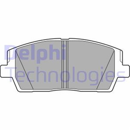 LP3552 Комплект тормозных колодок, дисковый тормоз DELPHI     