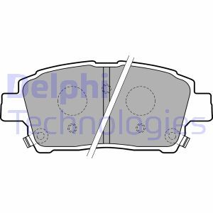 LP1742 Комплект тормозных колодок, дисковый тормоз DELPHI - Top1autovaruosad