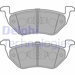 LP2158 Brake Pad Set, disc brake DELPHI - Top1autovaruosad