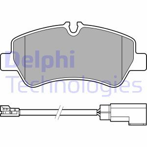 LP3619 Комплект тормозных колодок, дисковый тормоз DELPHI - Top1autovaruosad