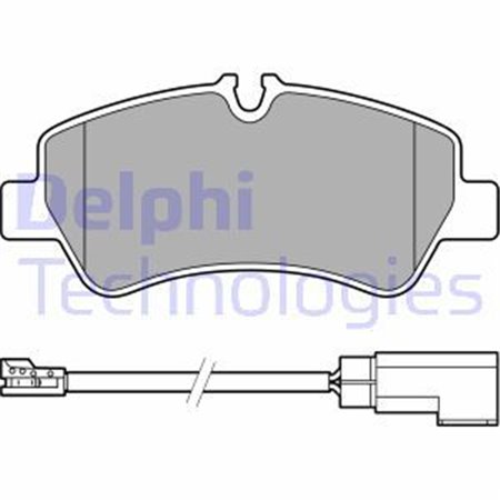 LP3619 Brake Pad Set, disc brake DELPHI