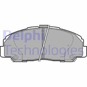 LP944 Комплект тормозных колодок, дисковый тормоз DELPHI - Top1autovaruosad